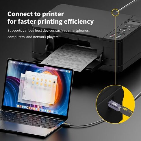 MIDI Female to Mini USB Adapter, Connects Printer Female to Mini USB Port (2 Packs), Suitable for Printers, Mini USB, Digital Pianos, Synthesizers, MIDI Devices/Laptops (Purple) in Saudi Arabia