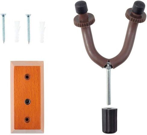 Monoprice Stage Right Series Wood Wall Mount Guitar Hanger 2-Pack (625918) in Saudi Arabia