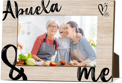 إطار صورة الجدة، إطارات صور خشبية مقاس 4x6، إطار صورة للمكتب، هدية الجدة الأولى، إطار صورة أفقي، إطارات صور صغيرة، إطار صورة Nonna، إطار صورة هدايا، إطار صورة 4x6 - Jrm713 in Kuwait