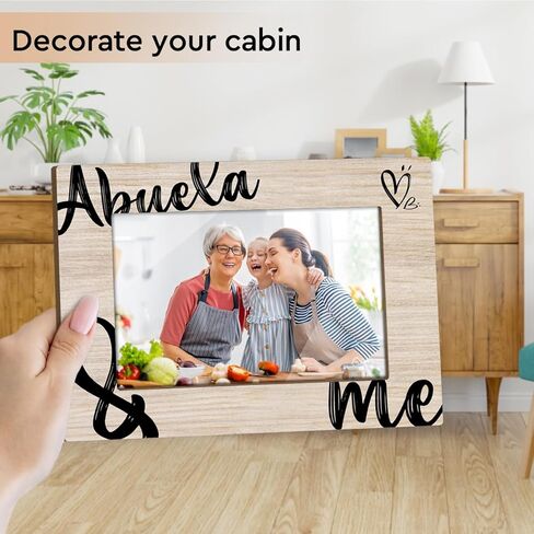 إطار صورة الجدة، إطارات صور خشبية مقاس 4x6، إطار صورة للمكتب، هدية الجدة الأولى، إطار صورة أفقي، إطارات صور صغيرة، إطار صورة Nonna، إطار صورة هدايا، إطار صورة 4x6 - Jrm713 in Kuwait