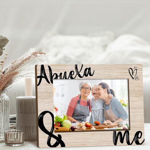 إطار صورة الجدة، إطارات صور خشبية مقاس 4x6، إطار صورة للمكتب، هدية الجدة الأولى، إطار صورة أفقي، إطارات صور صغيرة، إطار صورة Nonna، إطار صورة هدايا، إطار صورة 4x6 - Jrm713 in Kuwait