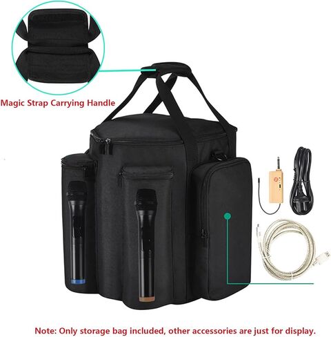 حقيبة حمل لجهاز Bose S1 Pro/S1 Pro+ نظام PA المحمول، حقيبة تخزين مكبر صوت بلوتوث مع حقيبة ميكروفون وحزام كتف لمكبر صوت Bose S1 Pro in Kuwait