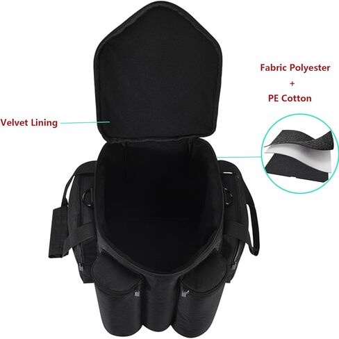 حقيبة حمل لجهاز Bose S1 Pro/S1 Pro+ نظام PA المحمول، حقيبة تخزين مكبر صوت بلوتوث مع حقيبة ميكروفون وحزام كتف لمكبر صوت Bose S1 Pro in Kuwait