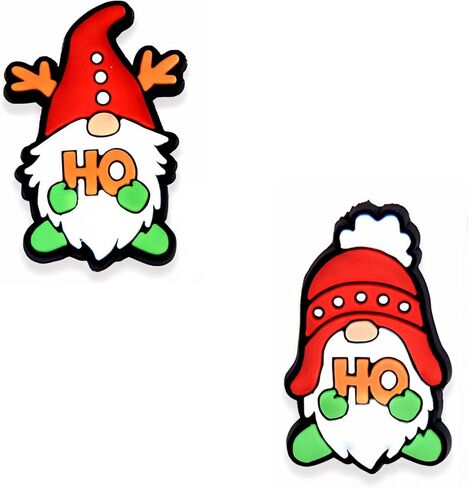 Shoe Decoration Charms for Christmas PVC Holiday Shoe Charms Winter Horror Shoe Charms for Shoes Bracelet Wristbands Decoration Holiday Party Christmas Halloween and Special Occasion Gifts in Saudi Arabia