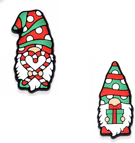 Shoe Decoration Charms for Christmas PVC Holiday Shoe Charms Winter Horror Shoe Charms for Shoes Bracelet Wristbands Decoration Holiday Party Christmas Halloween and Special Occasion Gifts in Saudi Arabia