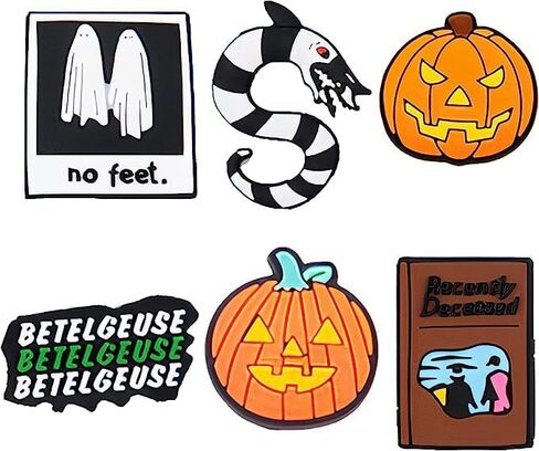 Shoe Decoration Charms for Christmas PVC Holiday Shoe Charms Winter Horror Shoe Charms for Shoes Bracelet Wristbands Decoration Holiday Party Christmas Halloween and Special Occasion Gifts in Saudi Arabia