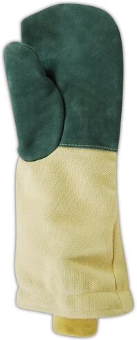 قفازات MAGID KG1418LPWL Para-Aramid عالية الحرارة، بطول 45.72 سم، أصفر/أخضر in Saudi Arabia