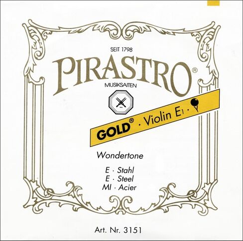 سلسلة Pirastro Wondertone Gold Label للكمان E سلسلة 4/4 مقاس نهاية كرة ستارك in Kuwait