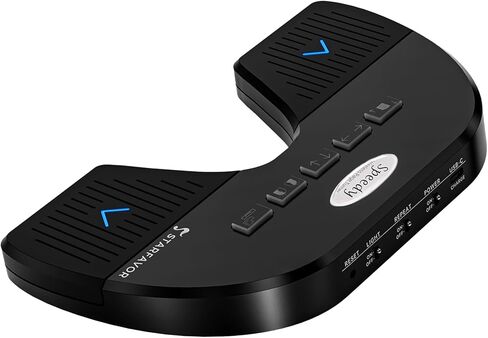 Starfavor Wireless Page Turner Pedal for IPad Tablets Phone App USB Foot Pedal Wireless Foot Pedal Design with Dark Visible Blue Light and Special Metal Base, Silent, Rechargeable in Kuwait