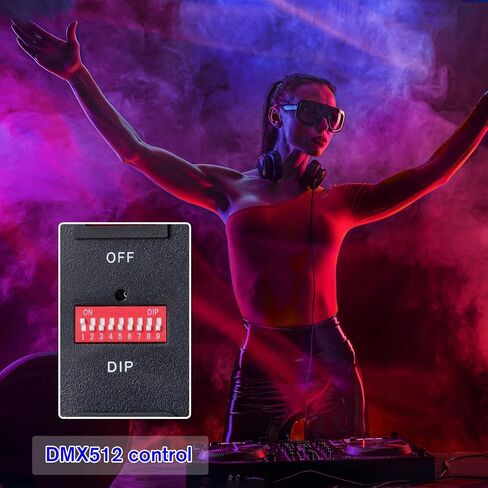 DMX 1000W Fog Machine with Wireless Remote Control,Smoke & Haze Machine with 6 LED RGB Light for Atmosphere, Theatrical, Halloween, Party, Stage Effects, and Wedding in Saudi Arabia