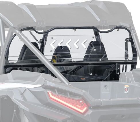 KEMIMOTO Tinted Rear Windshield Compatible with 2024 RZR XP 1000, Sliding Vented Anti-UV 1/4" Polycarbonate Hard Rear Window Compatible with 2024 2025 Polaris RZR XP 1000/RZR XP4 1000 in Saudi Arabia