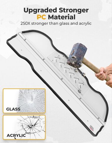 KEMIMOTO Tinted Rear Windshield Compatible with 2024 RZR XP 1000, Sliding Vented Anti-UV 1/4" Polycarbonate Hard Rear Window Compatible with 2024 2025 Polaris RZR XP 1000/RZR XP4 1000 in Saudi Arabia