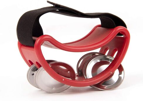 Foot Tambourine Percussion Jingle Shaker Musical Instrument Bells (Black) in Saudi Arabia