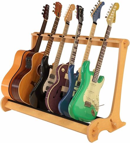 A&S Crafted Products The VersaRack Multi Guitar Case Stand | Holds Acoustic & Electric Cases | Made In U.S.A. in Kuwait