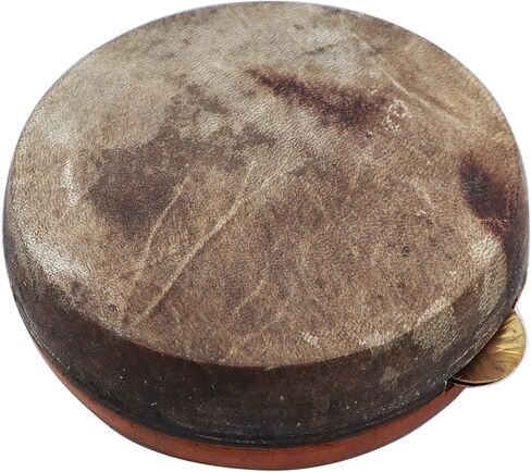 Zaza Percussion - Kanjira 7" - طبلة بإطار الدف الهندي الأصلي مع حقيبة حمل in Kuwait