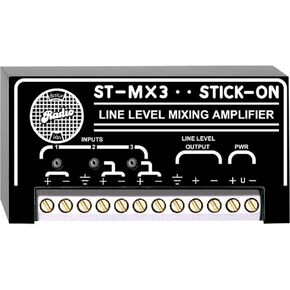 RDL ST-MX3 3 Channel Audio Mixer - Line Input and Output