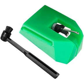 Replacement Turntable Stylus AT-VMN95E with Anti-Static Cleaning Brush Set, Diamond Vinyl Turntable Needles Compatible with Audio-Technics AT-VMN95 Series Record Player Needles