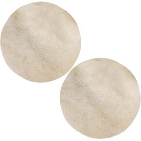 BQLZR 10 Inch Tambourine Drum Head 350mm Diameter x 1mm Thickness Percussion Pack of 2