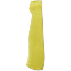 MAGID KEV22TS CutMaster Kevlar Machine Knit Protective Sleeves with Thumb Slot, Yellow, 22" Length