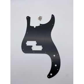 FenD PB P Bass Pickguard Pick Guard Guitar Scratch Plate 13 Hole 4 Strings Electric Bass Parts Aluminum There are grooves alloy material Fits for American/Mexican (golden)