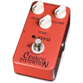 JOYO Distortion Pedal Crunch Distortion of British Classic Rock Distortion Effect for Electric Guitar - True Bypass (JF-03)