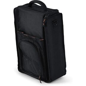 Gator Cases Club Series DJ Messenger Style Two-Channel Mixer Carry Bag with Bright Orange Interior; Designed to fit the Rane 72 (GCLUBRN72)