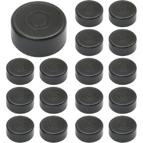 BokWin 20Pcs Clear Guitar footswitch Cap, Footswitch Topper Pedal Switch Cover for Guitar Effect Pedals