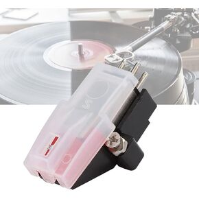 Phonograph Needle, Turntable Cartridge Dual Moving Magnet Stereo Ethenyl Record with Needle Stylus, Moving Magnet Cartridge, High Precision Replacement Magnetic Head for Record Player