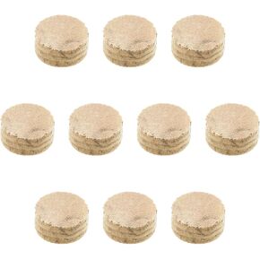 MEETOOT 10PCS 9x4mm Cork Pad Spit Valve Cork Suitable for Replacing Aged or Worn Part of Musical Instrument