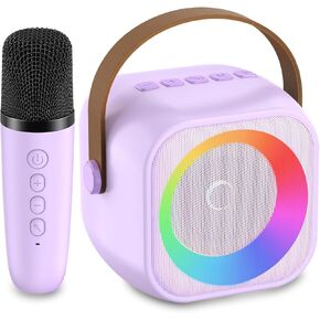 Mini Karaoke Machine for Kids, 4-12 Years Old Girls Christmas Birthday Gifts for Boys Girls, Karaoke Toys Gifts for Girls Ages 4, 5, 6, 7, 8, 9, 10, 12 +Year Old Birthday Party Christmas