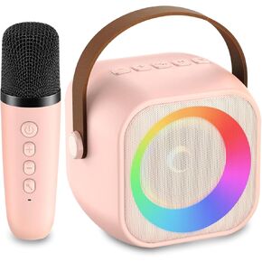 Mini Karaoke Machine for Kids, 4-12 Years Old Girls Christmas Birthday Gifts for Boys Girls, Karaoke Toys Gifts for Girls Ages 4, 5, 6, 7, 8, 9, 10, 12 +Year Old Birthday Party Christmas