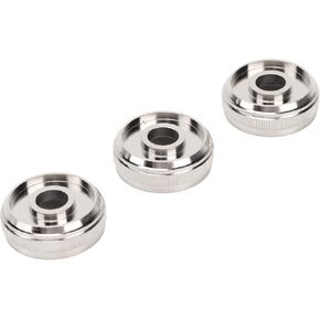 3Pcs Trumpet Valve Metal Silver Screw Piston for Trumpet Replacement Musical Instrument Accessories (Trumpet Top Valve )