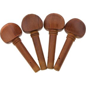 Create idea 4pcs Violin Fiddle Tuning Peg Set 4/4 Size Wooden Replacement Jujube Wood