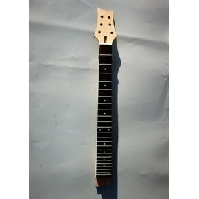 Replacement Guitar Neck 24Fret 24.75inch Mahogany Rosewood Fretboard Dot Inlay Set in heel PRS style, white, P5-3-0