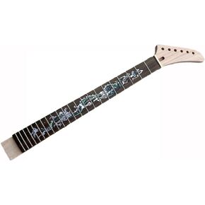 Electric Guitar Neck 22 Fret 24.75inch Mahogany Rosewood Guitar Fretboard Dragon Inlay Head DIY guitar necks