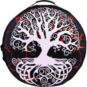 ARAW Shamanic Drums Bag, Bodhran Drum Bag, Handmade Frame Drum Bag, Hand Drum Protection (16 Inches X 6 Inches)