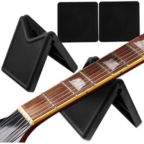 IMPRESA [2-Pack] Guitar Neck Cradle for Stringed Instruments - Guitar Work Mat and Cradle for Easy Maintenance - Guitar Neck Rest Cradle to Hold Guitar, Ukulele, Violin, Banjo & More - Vise & Pads