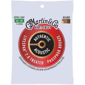 Martin Authentic Acoustic Guitar Strings - Lifespan 2.0 Treated