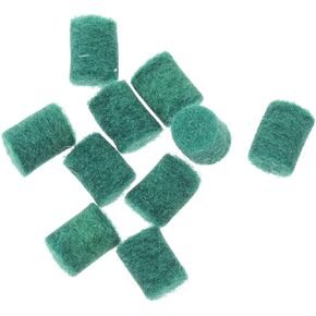 10pcs Saxophone Felt Column Bumper Guard Pad Key Height Positioning Columns Repair Parts for Alto Tenor Soprano Saxophone 8x11mm Green