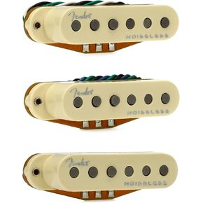 Fender Generation 4 Noiseless Stratocaster Single-Coil Pickups - Set of 3, Vintage White