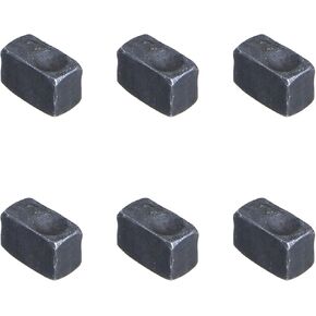 E-outstanding 6PCS Insert Block Electric Guitar Tremolo Bridge Saddle Pro String Lock, Black
