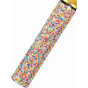 Bling Microphone Covers for Transmitter Handle Sleeve Flare Wrap, Glittering for Weddings, Parties, Events, Tours, and Shows (Mic Not Included)