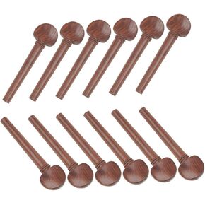 12pcs Oud Pegs Oud Replacement Accessories Oud Tuning Pegs Oud Parts Sturdy Tuning Pegs Practical Tuning Pegs Tuning Pegs for Oud Musical Instrument Accessories Durable Tuning Pegs