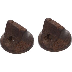 Toyvian 2pcs Ebony Erhu Bridge Accessories for Enhanced Sound Replacement Parts for Erhu Instrument and Design for Musicians