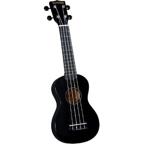 Hamano U-30BK Colorful Soprano Ukulele - Black