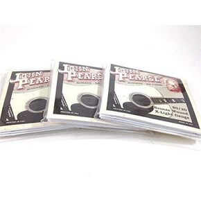 John Pearse Guitar Strings 3 Pack Acoustic 80/20 Bronze Wound Extra Light #100XL