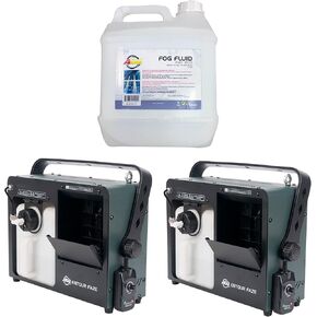 ADJ Entour Faze Portable Stage Studio Lightshow Fog Machine with Carry Handle and ADJ ECO-FOG 4 Liters of Fog/Smoke/Haze Machine Liquid Juice