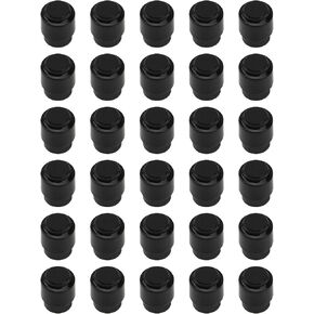 30Pcs Yootones Plastic Guitar Barrel Switch Tip 3 Way Pickup Selector Switch Knob Compatible with U.S./Import Tele Telecaster (Black)