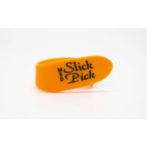 D2-M-8 Delrin Slick Medium Guitar Pick (Pack of 8), Orange