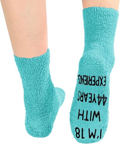 HAPPYPOP 63rd Years Old Birthday Gifts for Women - Socks for 63 Year Olds, Gift Ideas for 63 Year Olds, Best Gifts for 63 Year Old Woman in Saudi Arabia